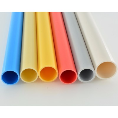 Electric Wire Tube Colored Hard PVC Pipe Construction Circular Pipeze